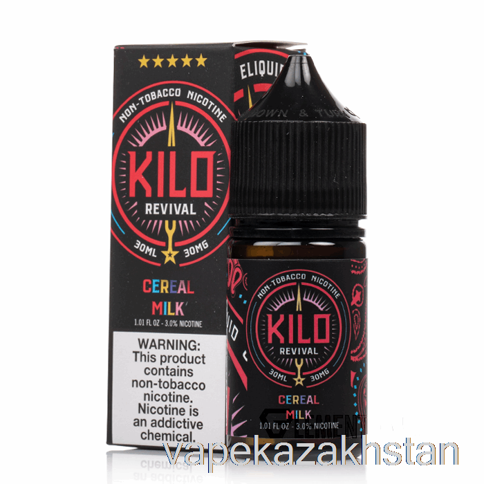 Vape Disposable Cereal Milk - KILO Revival Salts - 30mL 30mg